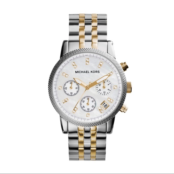 Michael Kors Womens Ritz Chronograph Watch - Picture 1 of 5